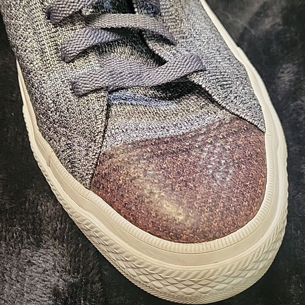 Converse Men's Gray And Tan Sneakers, Size 10.5 - Picture 4 of 7